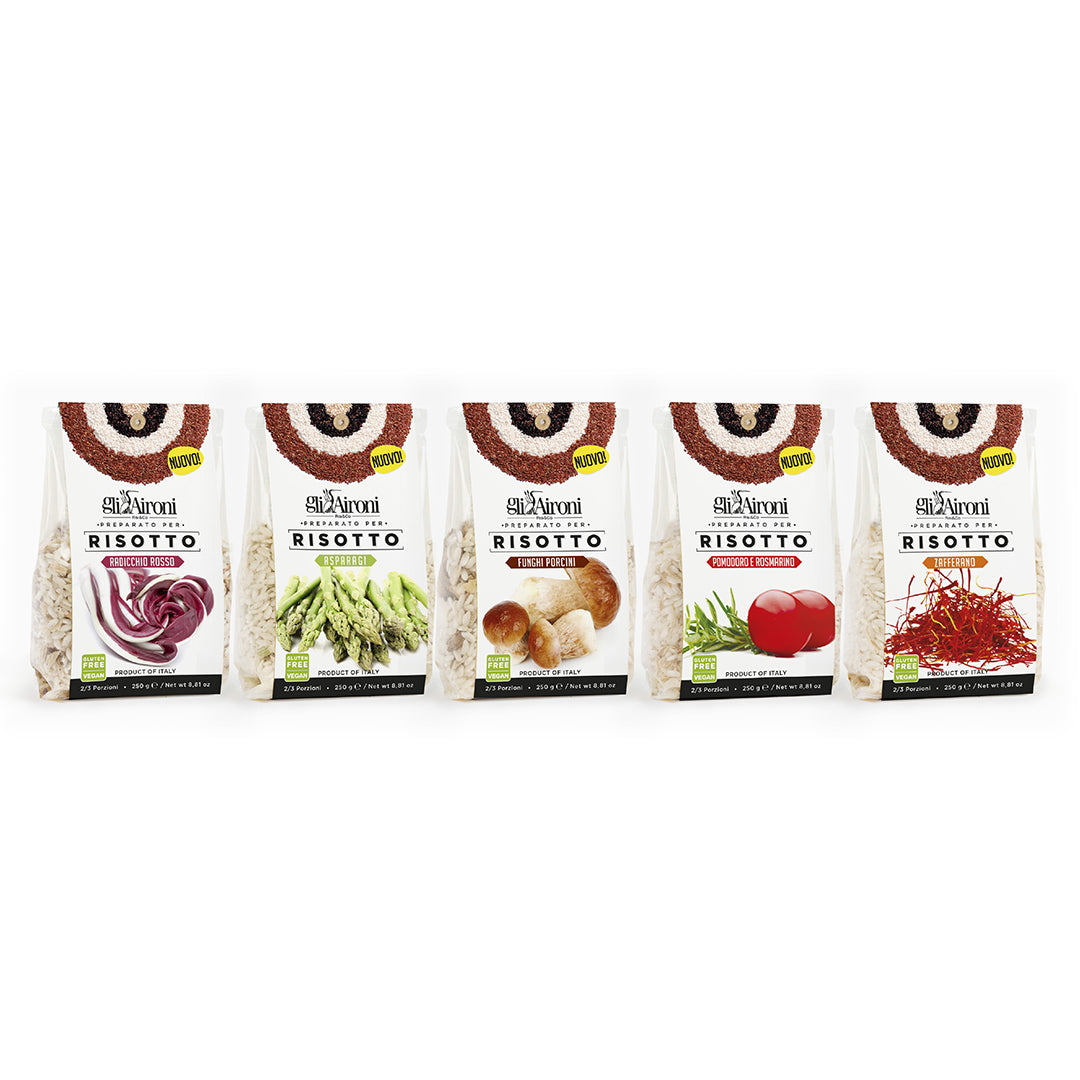Preparato per Risotto ai Funghi Porcini in sacchetto 250gr