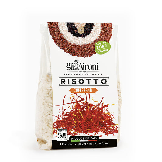 Preparato per Risotto allo Zafferano in sacchetto 250gr