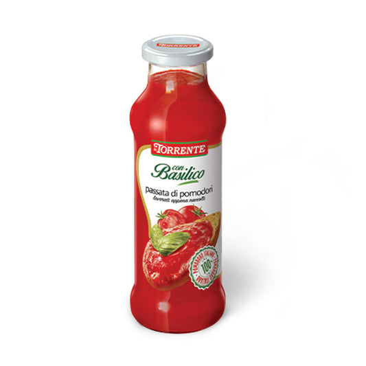 Passata di pomodori con Basilico 700gr