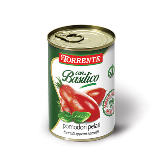Pomodori pelati interi con Basilico 400g